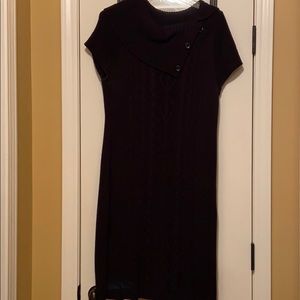 Calvin Klein Black sweater dress